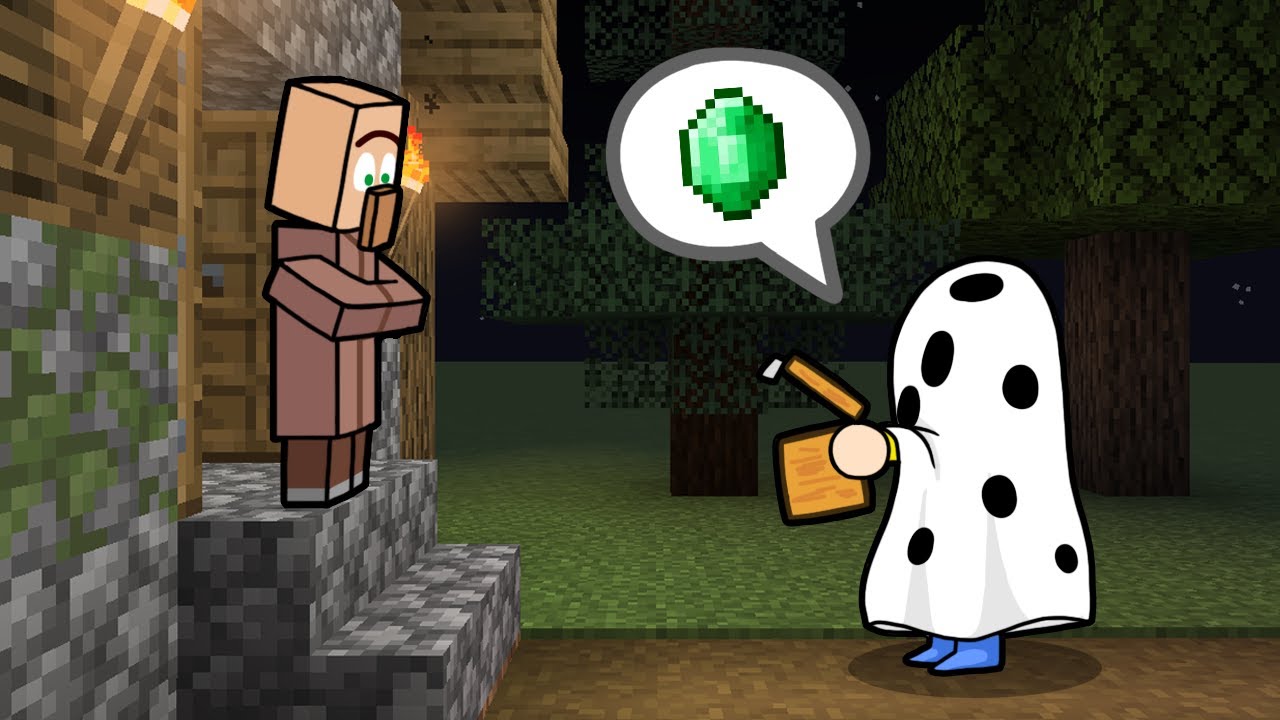 Trick Or Treating in Minecraft (Titillating #shorts) thumbnail