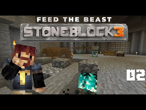 Minecraft Stoneblock 3 Episode 2 ~ Create Mod is OP!