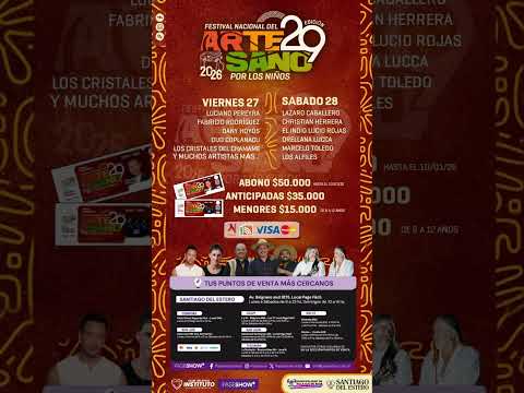 FESTIVAL NACIONAL DEL ARTESANO | Villa Ojo de Agua