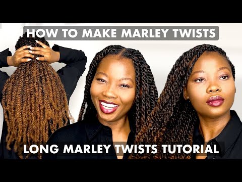 MARLEY TWISTS TUTORIAL | HOW TO PART HAIR FOR BOX...