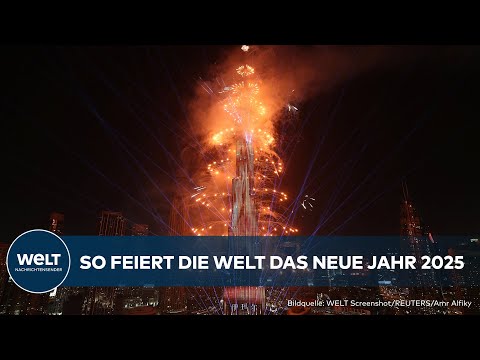 FEIERN INS NEUE JAHR 2025: Silvester - Weltweit feiern die Menschen den Jahreswechsel