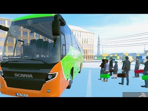 Coach Bus Simulator 2019 - Scania Touring in Luxembourg! 4K