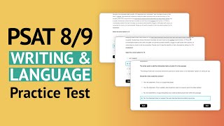 PSAT 8/9 Writing and Language Practice Test (All Answers Explained!)