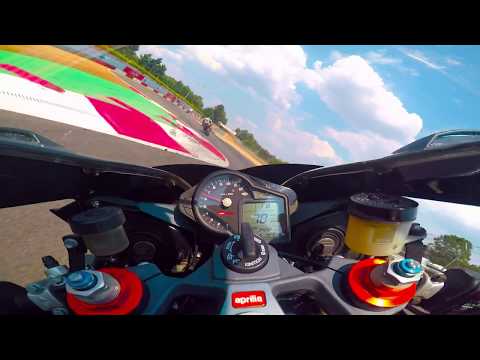 13 year old Aprilia RSV1000R factory fresh with only 2000 miles - first time on track 2018