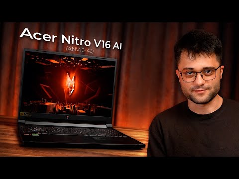 Acer Nitro V 16" WUXGA 180Hz Gaming Laptop, NVIDIA RTX 5060 (AI-Optimized), Ryzen AI 7 350, 16GB DDR5 RAM, 1TB PCIe Gen4 SSD, Wi-Fi 6, Win 11 Home video review thumbnail