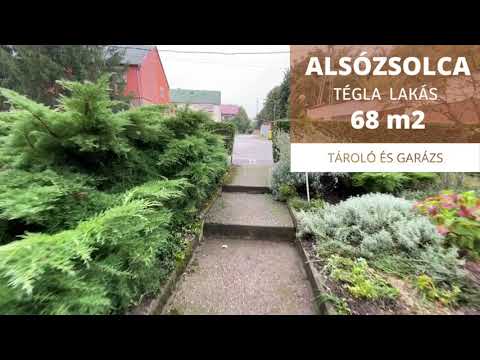 Alsózsolca eladó tégla lakás, 68 m2-es 2 szobás, Garázs és Tároló