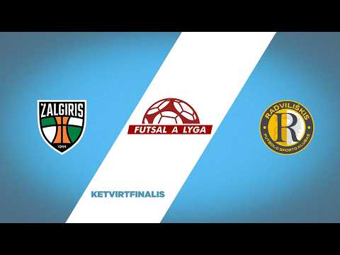 Futsal A lyga, remiama TOPsport | 1/4 | „Kauno Žalgiris“ – FSK „Radviliškis“ | Apžvalga