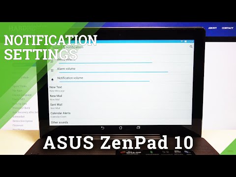 How to Personalize Notifications on ASUS ZenPad 10 – Notifications Settings