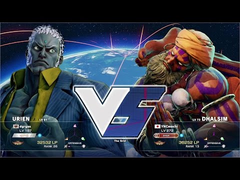 Dogura (Urien) vs YHC Mochi (Dhalsim)：どぐら（ユリアン）vs YHC餅（ダルシム）