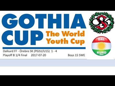 Gothia Cup 2017 Boys 15 SWE (Dalkurd FF - Örebro SK P02U_U15) (1-4) Playoff B 1/4-final