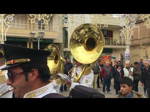 Adelfia San Trifone 2017 - Arrivo della banda “G. Piantoni” Città di Conversano