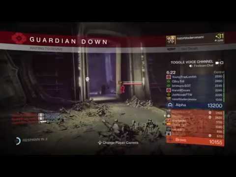 Destiny Hawkmoon Gameplay - 29 Kills 2.64 K/D