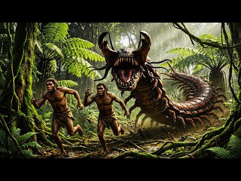 Surviving The Giant Centipede (Arthropleura)Attack | Life Million Years Ago | Titanoboa Giant Python