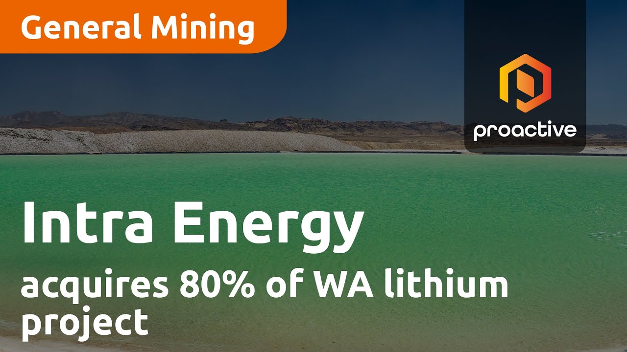 Intra Energy Corp acquires 80% of WA lithium project