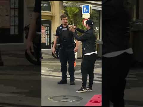Police fooled by Magician #shorts