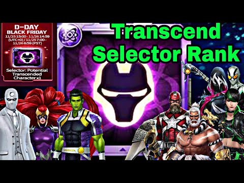 Transcend Selector Rank November 2021 On Black Friday Log in Event For All - Marvel Future Fight