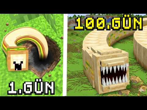 SOLUCAN OLARAK 100 GÜN HAYATTA KALDIM! - Minecraft