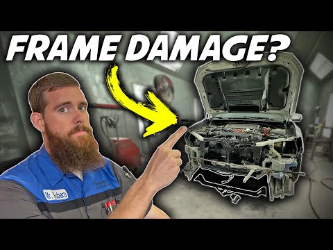 Cutting Out & Replacing The Radiator Support On The Cheapest 2017 Subaru WRX STi Project Car!