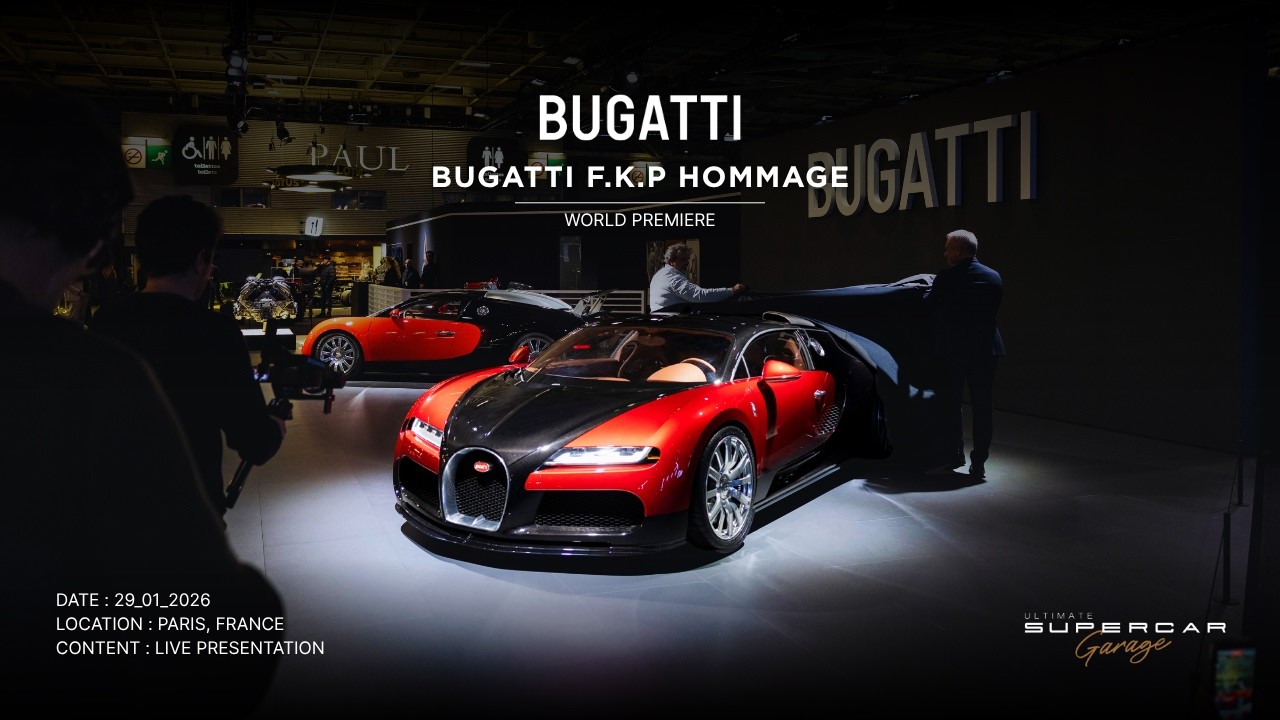 Bugatti F.K.P HOMMAGE: World Premiere – Press Conference | Ultimate Supercar Garage 2026