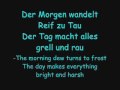 Eisblume - Eisblumen - Lyrics + translate (english ...