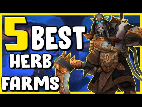 Top 5 Best Herb Farms In WoW BFA - Gold Farming, Gold Making