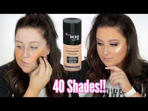 NEW COVERGIRL TRUBLEND MATTE MADE 12 HOUR WEAR TEST REVIEW!!