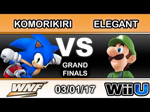 WNF 1.3 - 2GG | komorikiri (Sonic, Cloud) Vs. Elegant (Luigi) Grand Finals - Smash Wii U