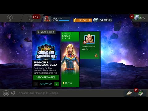 Summoner Showdown participation week 2  Captain MarveL Movie