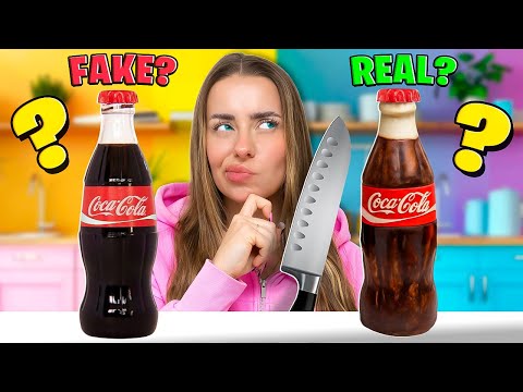 Guess the REAL or FAKE food challenge!