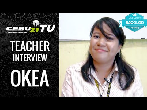 Teacher Interview BACOLOD OKEA (CEBU21) フィリピン留学