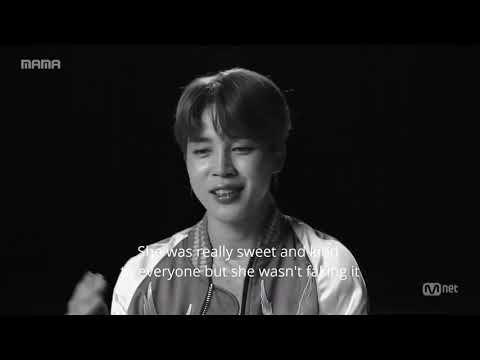 BTS Jimin talks about his first love FMV the previous video lost sound so i re upload this