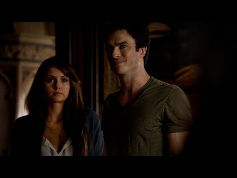 TVD 5x3 - Katherine is going with Damon and Elena to the bar they dreamed about | Delena Scenes HD