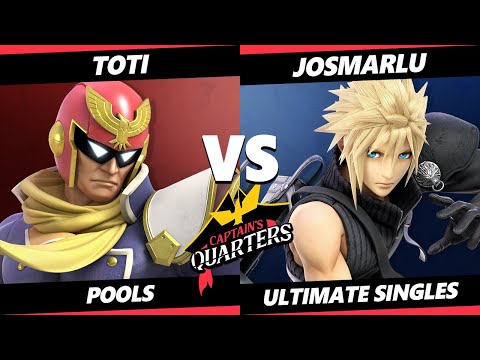 Captain's Quarters 6 Pools - Toti (Captain Falcon) Vs. Josmarlu (Cloud) SSBU Smash Ultimate