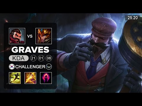 Graves vs Jarvan IV Jungle - KR Challenger - Patch 25.20 Season 15