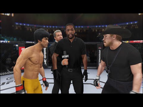 Bruce Lee vs. Walker Texas Ranger - EA Sports UFC 4 - Epic Fight 🔥🐲