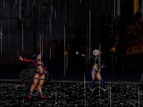 [KOF MUGEN] Rainy Street Fight ▶ Lucy Fernandez vs Angel