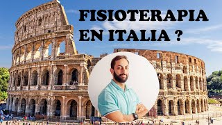 ¿Cómo es la Fisioterapia en ITALIA  🇮🇹 ⚡️