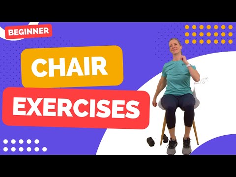 45 minute CHAIR EXERCISES for SENIORS with Cardio, Strength, Balance and Stretching