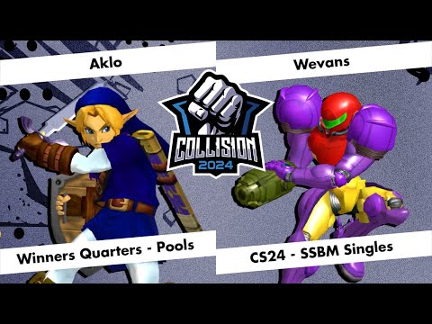 Collision 2024 - Aklo (Fox/Link) VS Wevans (Samus) - Melee Singles Pools - Winners Quarters