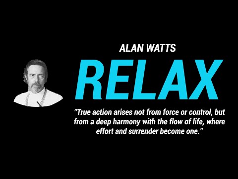 Relax, it's all play | The Joker | Alan Watts [ BLACK SCREEN | NO MUSIC | SLEEP  ]