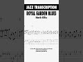 (Transcription) Royal Garden Blues - Herb Ellis, 1958 Nothing But Blues