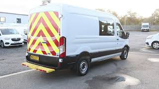 WN22 DTF 2022 (22) Ford Transit 350 FWD Leader 2.0TDCI, 130ps, 6 Speed, L3H2 LWB 7 Seat Welfare Van