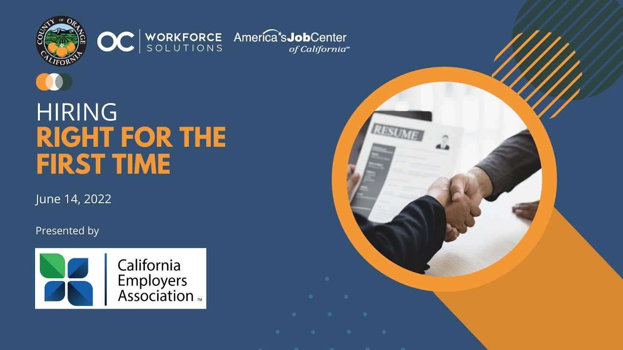 Hiring Right the First Time (June 14, 2022)