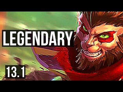 WUKONG vs ZED (MID) | 3.9M mastery, 1200+ games, 6 solo kills, Legendary | EUW Master | 13.1