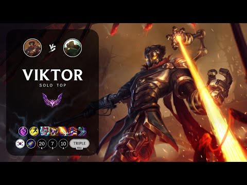 Viktor Top vs Illaoi - KR Master Patch 13.13