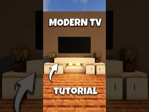 📺 Modern TV Design Minecraft