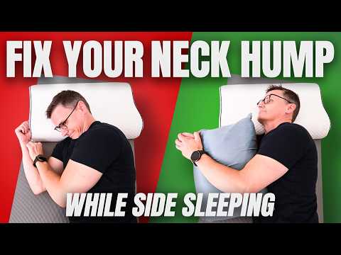 Fix Your Neck Hump While Sleeping ON YOUR SIDE