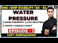 Water Pressure Part 1 Exercise 2 Ship Stability Capt H Subramanyam
