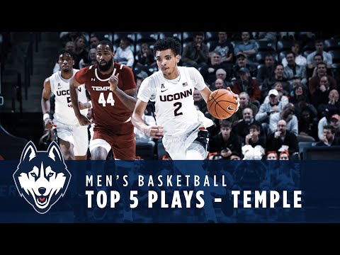 Top 5 Plays - Men's Basketball vs. Temple
