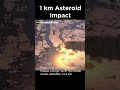 1 KM Asteroid Hitting Earth!! 🤯😱
